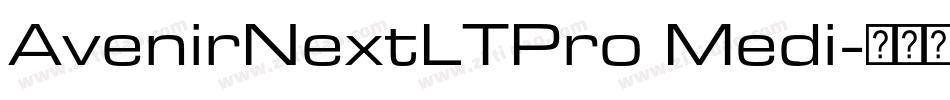 AvenirNextLTPro Medi字体转换